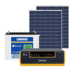 300 watt Luminous Complete Solar System (850VA)