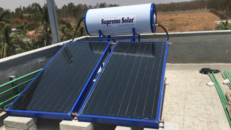 250 liter FPC solar water heater