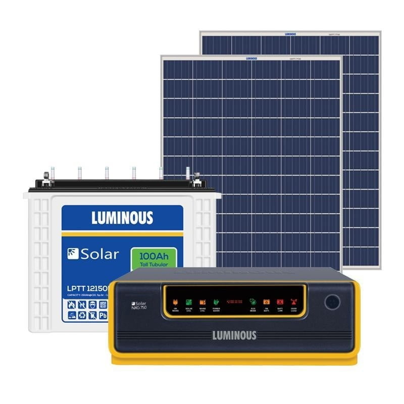 200 watt Luminous Complete Solar System Price(500VA)