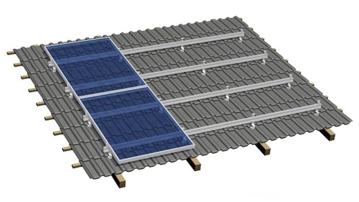 Solar structure for factory tin shed