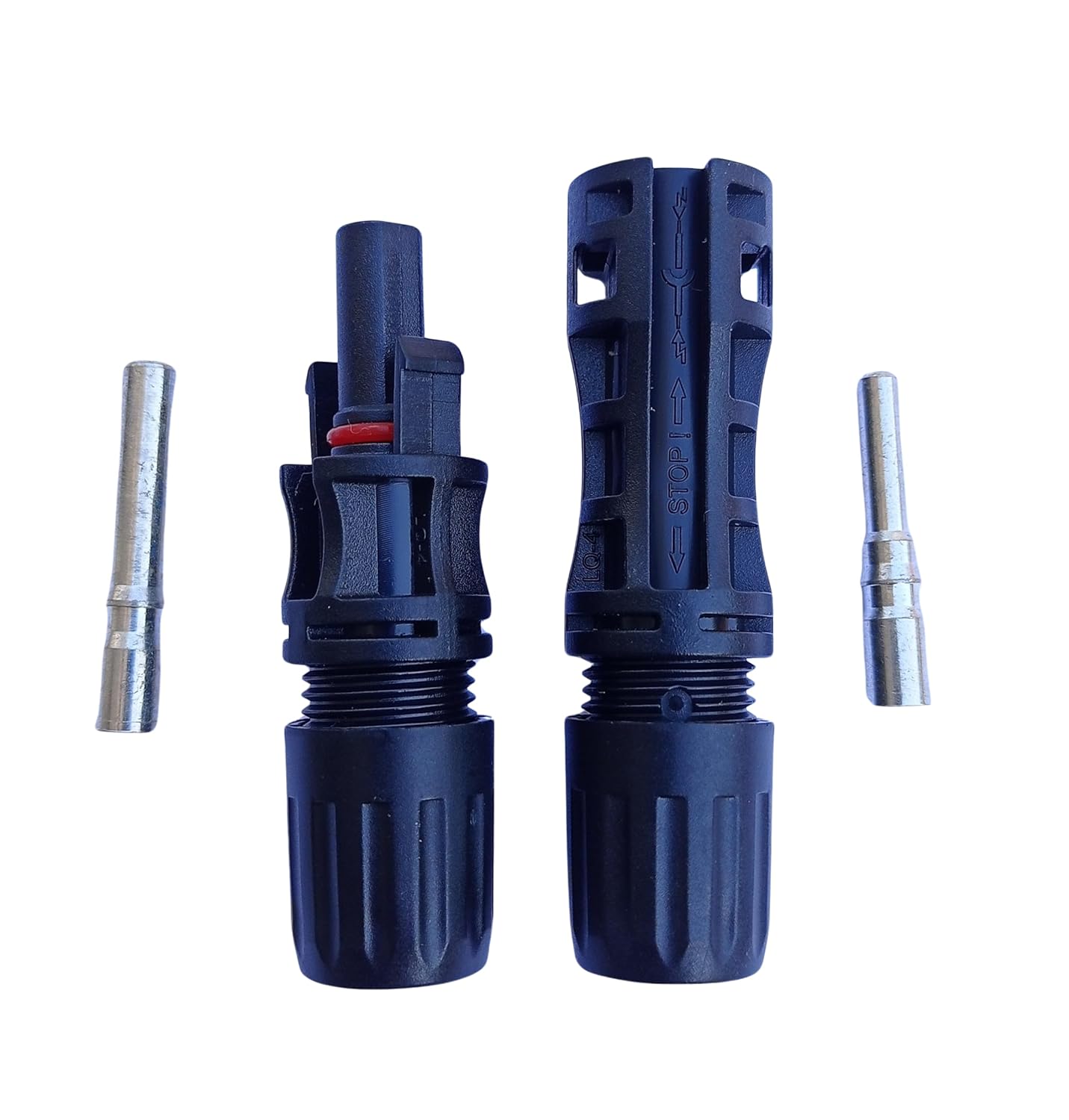 Kenbrook Solar 10 Sq. mm MC4 Connectors 1500V 70A, for 10 Sq. MM Wire 1500 Volt 70 AMP (Pack of 1)