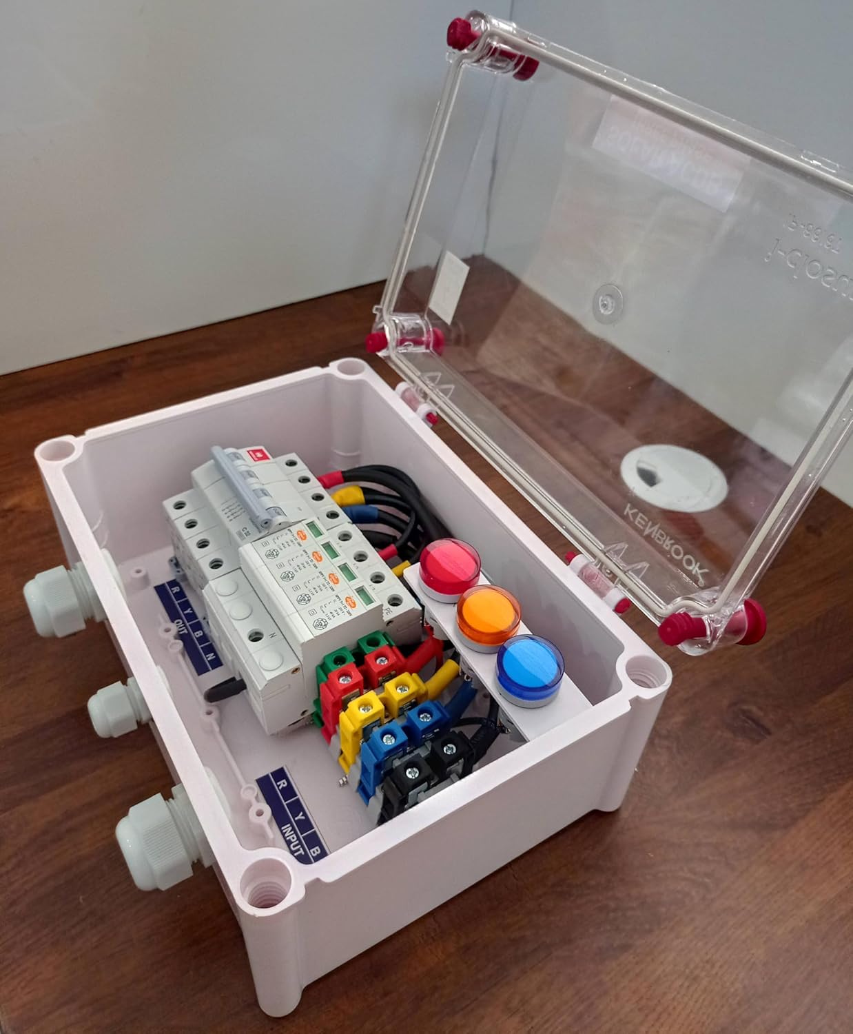 ACDB Three Phase Elmex Havells MCB 32A with IND