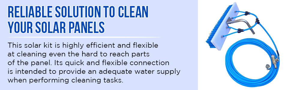 Cleaning brush with pipe A+