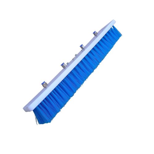 Solar panel cleaning brush