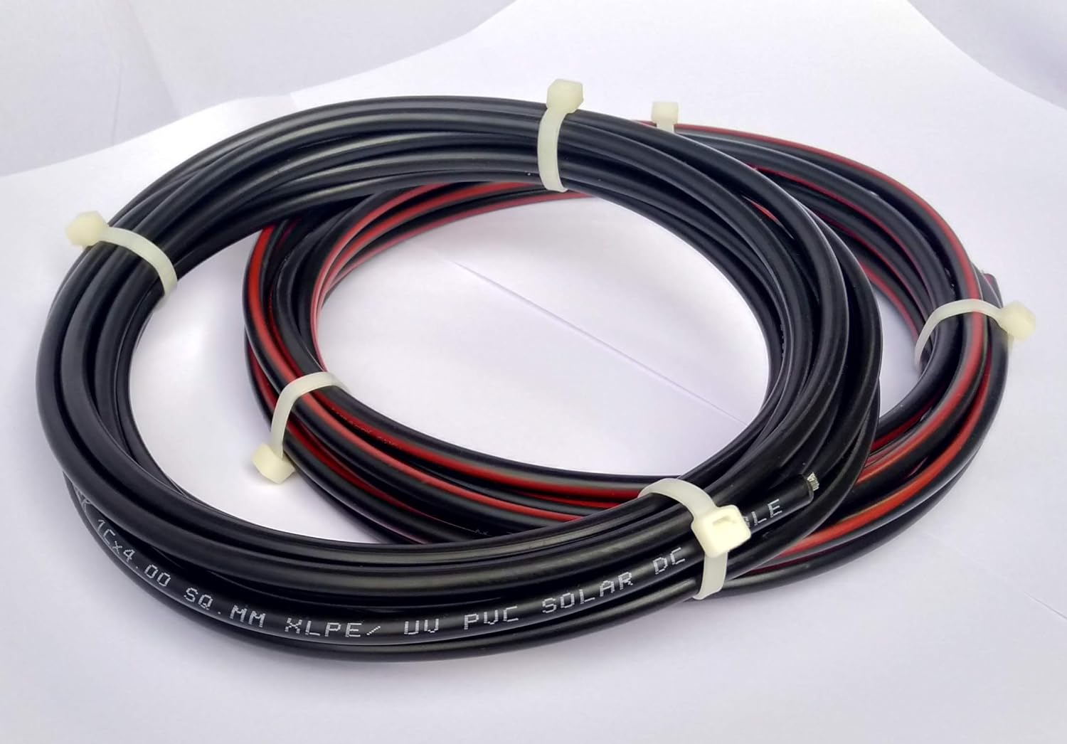 Kenbrook Solar 4 sq. mm 30 Meter DC Wire for Solar Panels (15M Red + 15M Black, With MC4) - Image 3