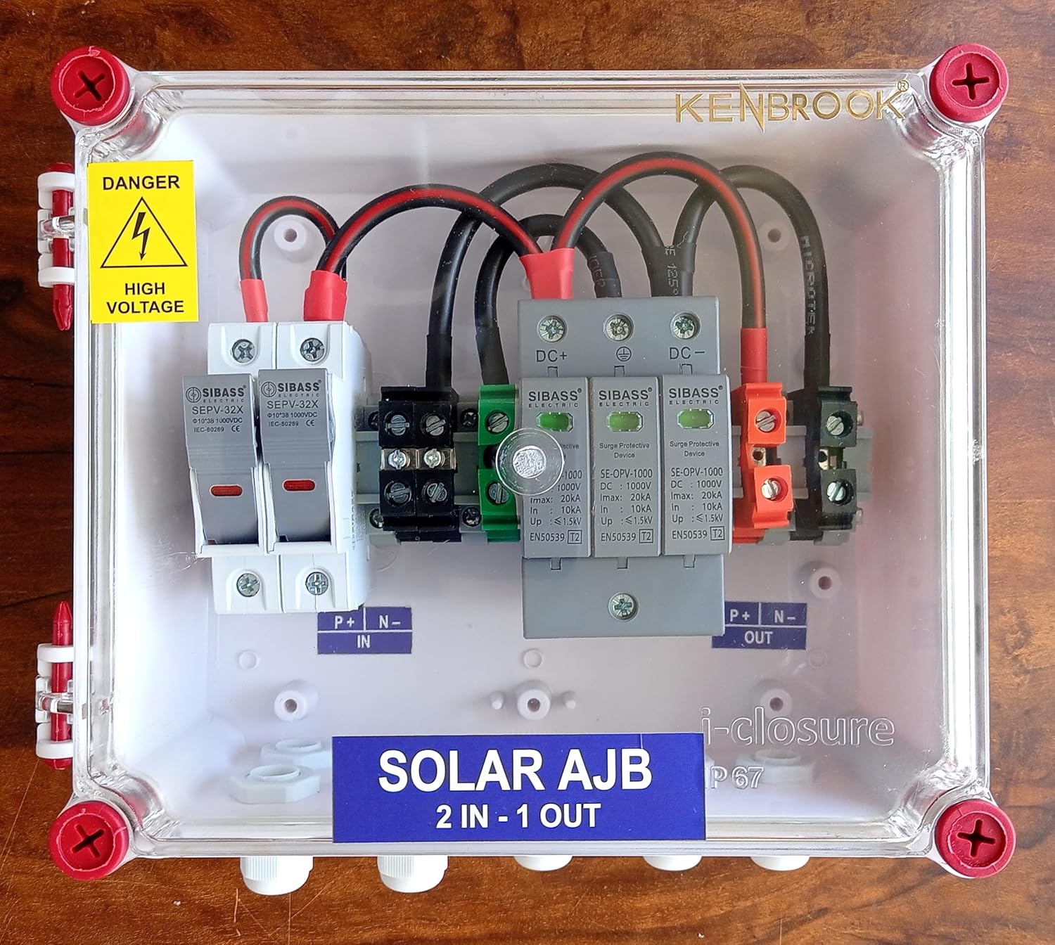 AJB DCDB 2 in 1 out sibass 1000v