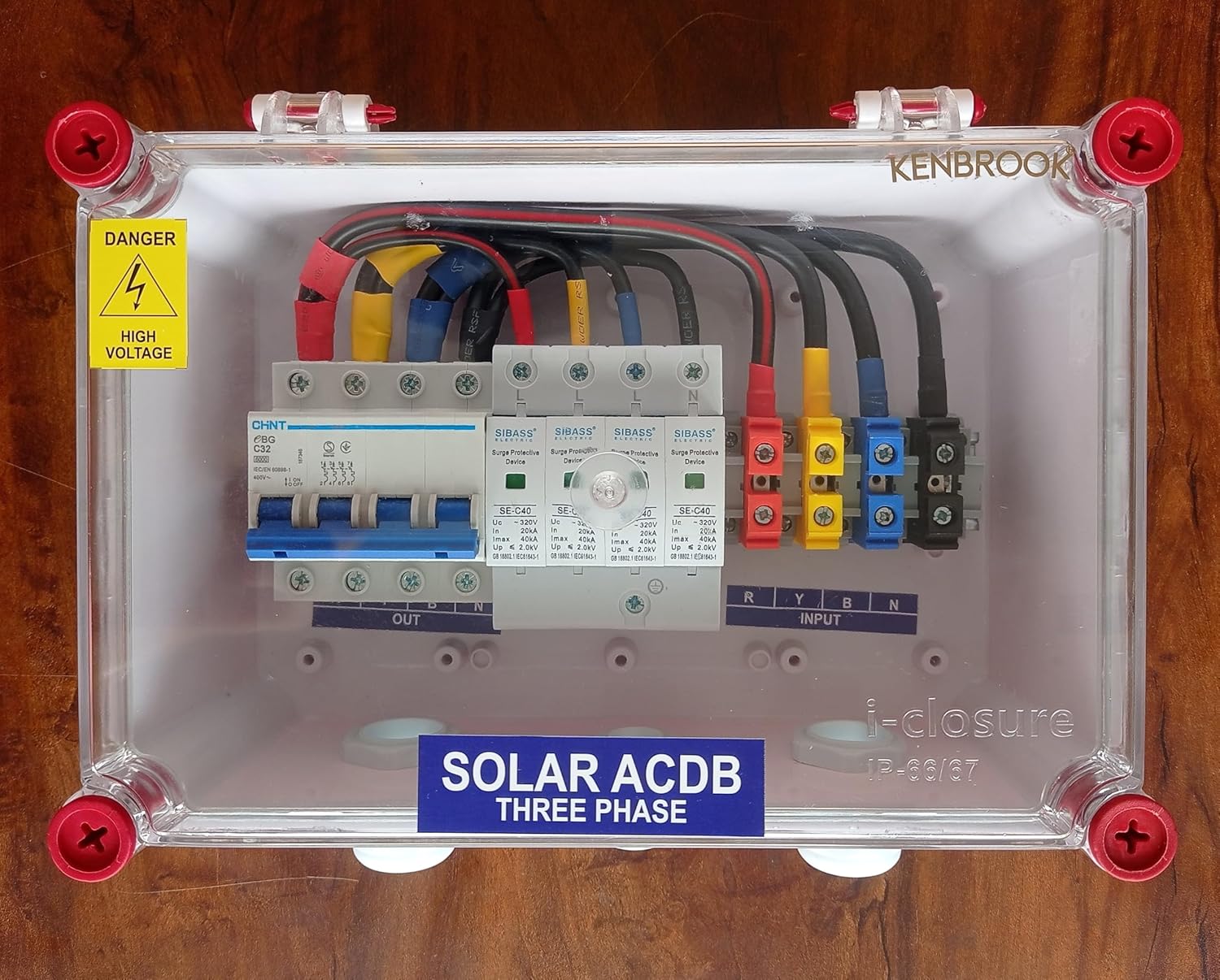 ACDB Three phase chint sibass 32A