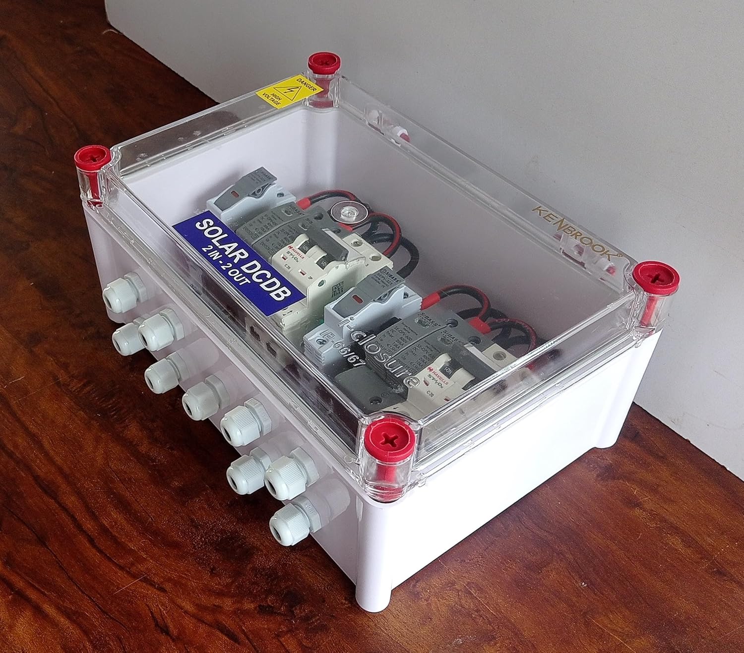 DCDB 2 in 2 out sibass havells mcb 600v