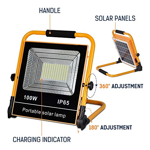 Solar camp light 100w