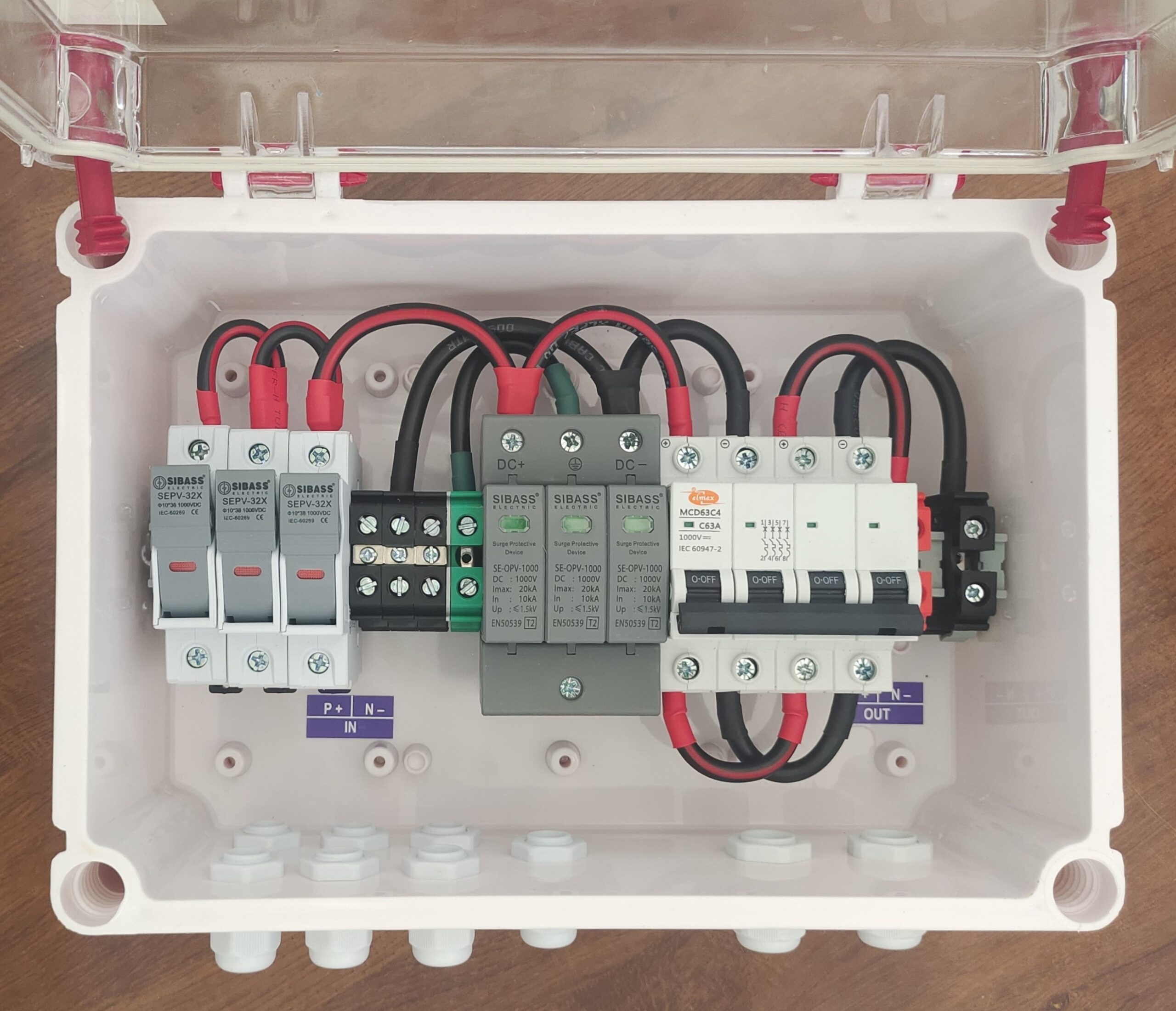 AJB 3 in 1 out 1000V MCB Sibass Elmex