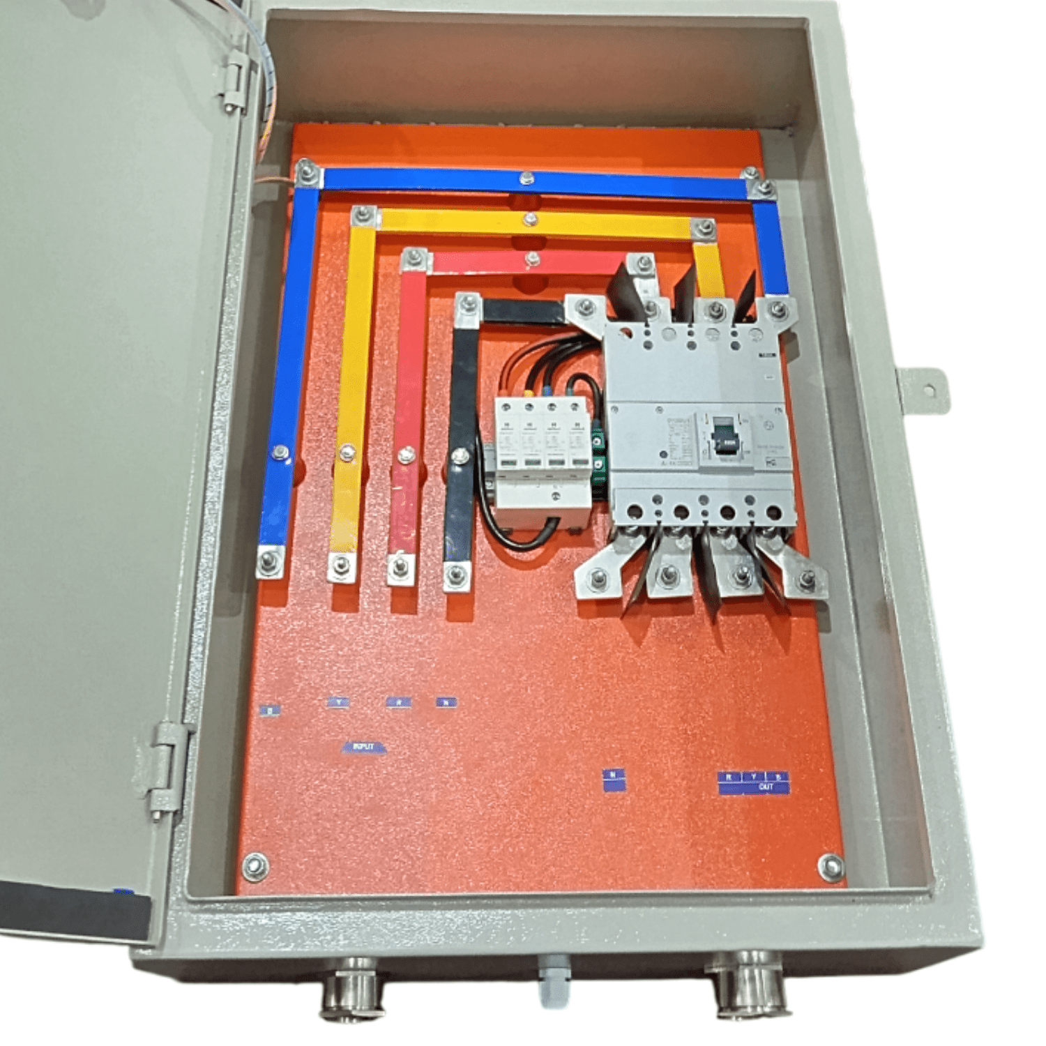 Kenbrook Solar ACDB Three Phase Inbuilt L&T AC MCB 200A, Havells AC SPD 320V & Indicator from 70kW to 88kW (3Ph 200A, IND) - Image 3