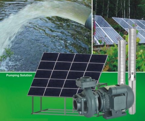 5 HP submersible solar water pump