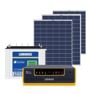 500 watt Luminous Solar System (1100VA) Price in India