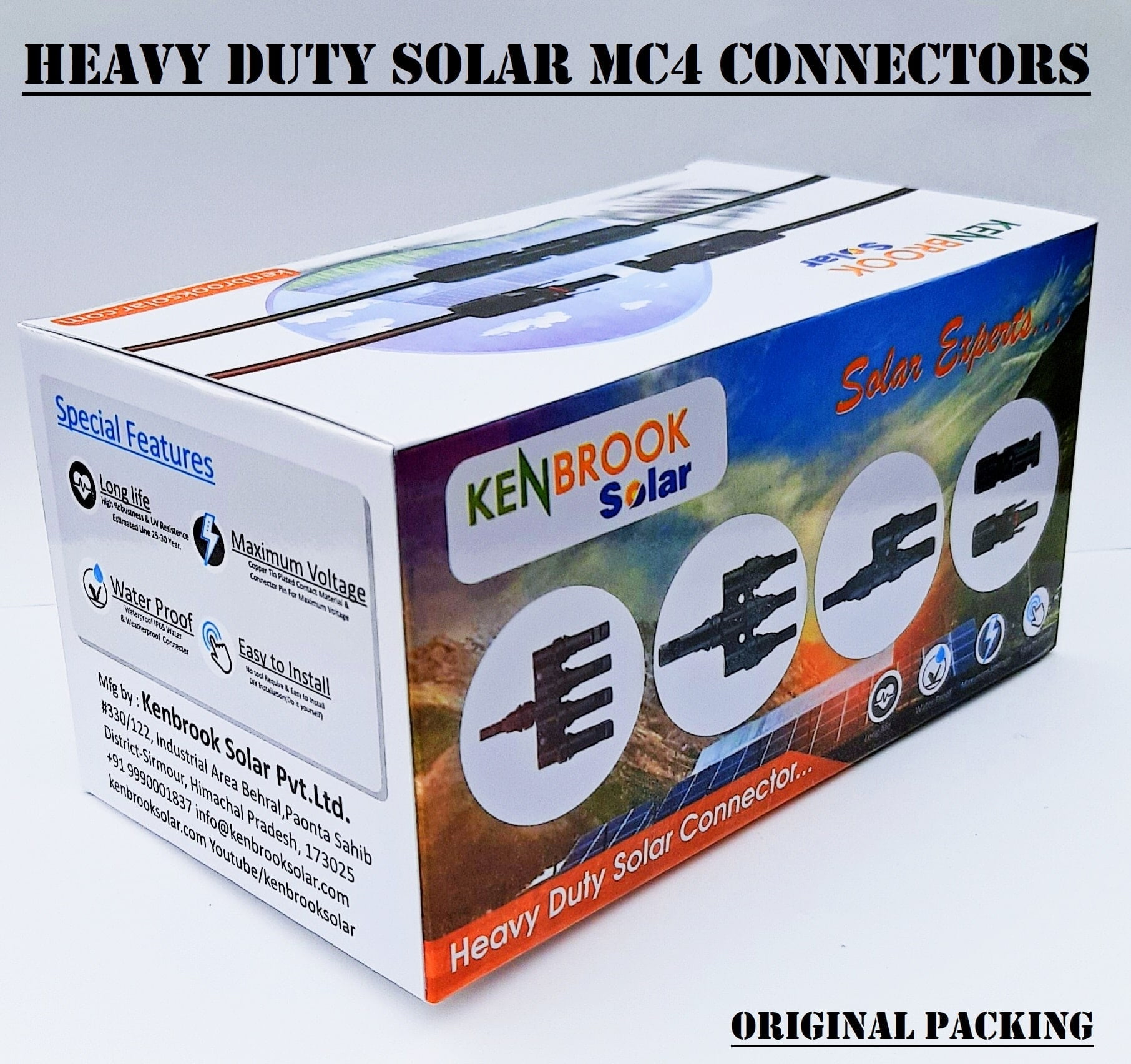 Kenbrook Solar MC4 Connector Box Original Packing-min