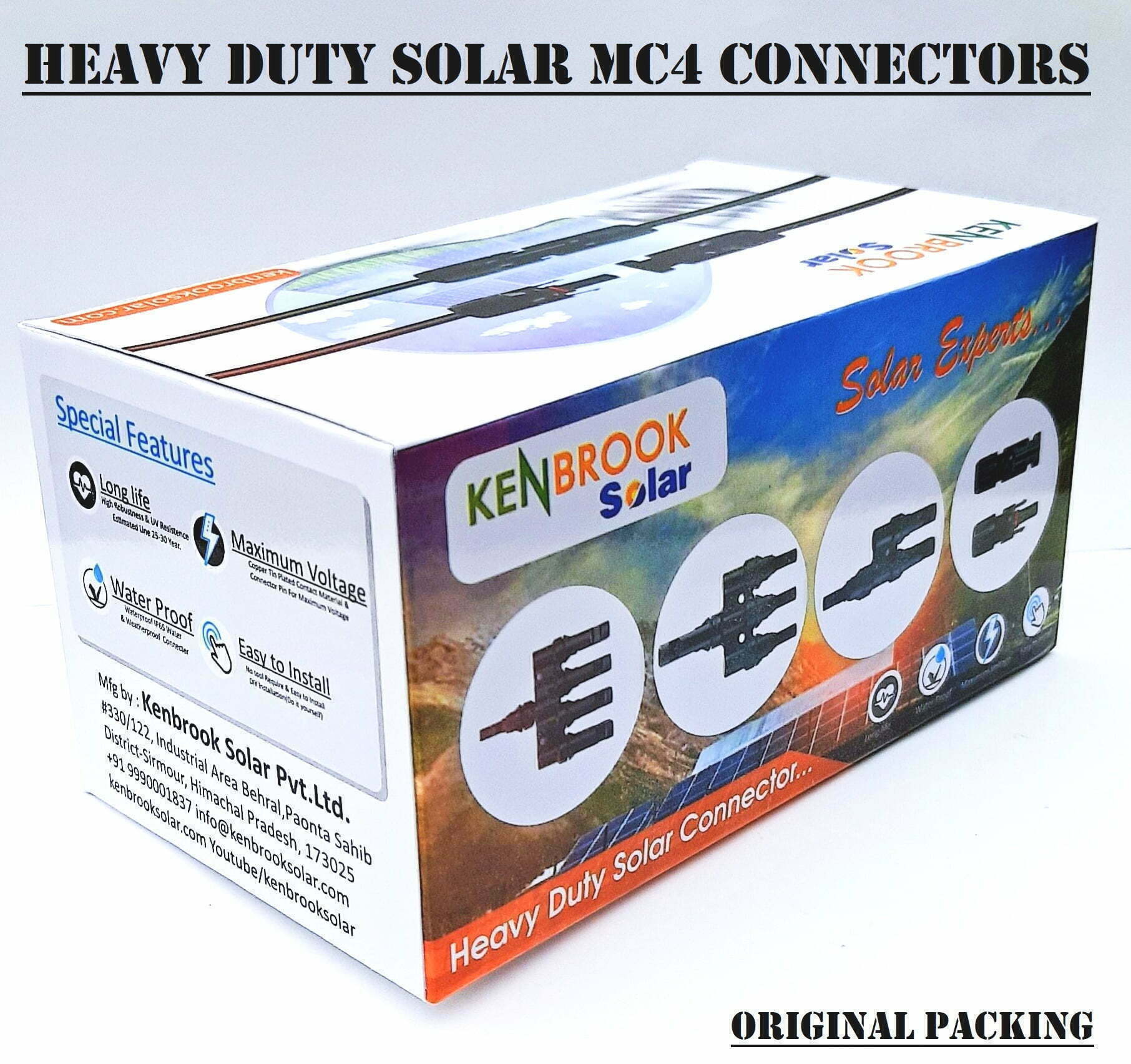 Kenbrook Solar MC4 Connector Box Original Packing