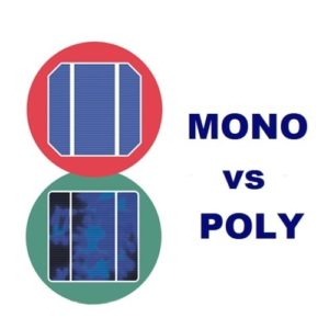 Monocrystalline vs polycrystalline solar panel