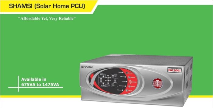 SHAMSI Home Solar PCUs