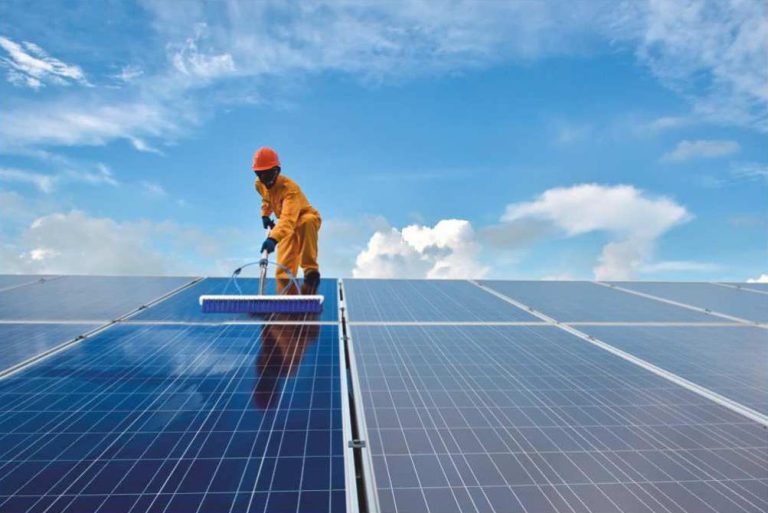 Solar Panel Cleaning Brush