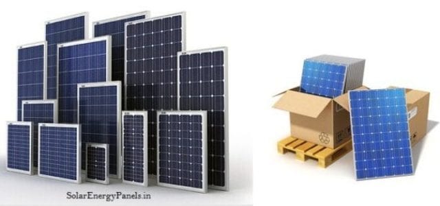 Solar Panel Price Per Watt in India
