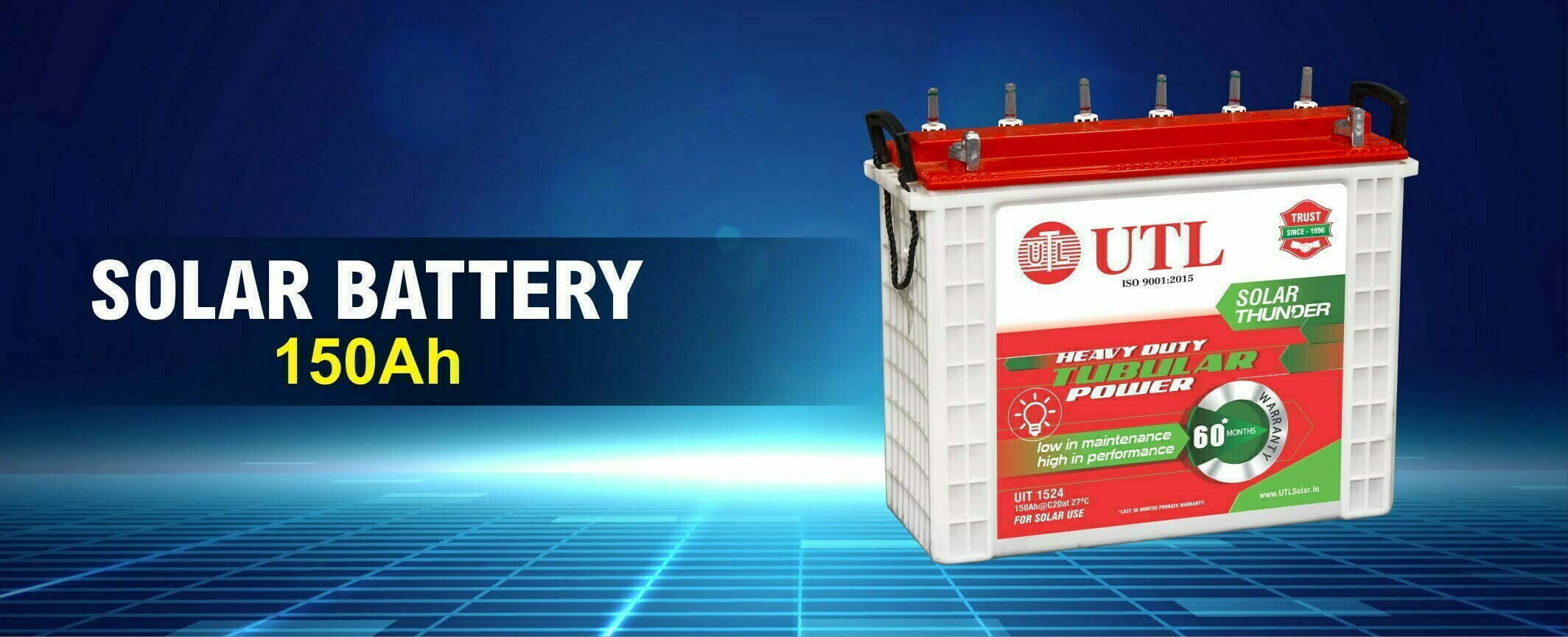 UTL 150 Ah solar battery